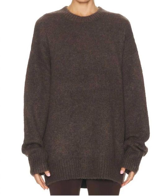SER.O.YA May Rundhals Strickpullover Grau Small 2