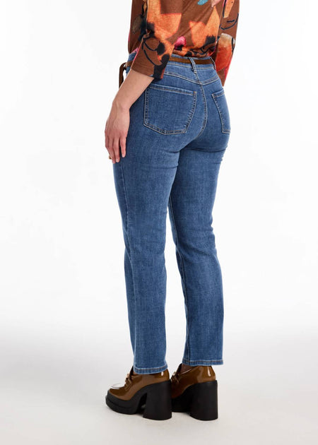 FDJ Olivia Ankle Denim Jeans Blue US 16 3