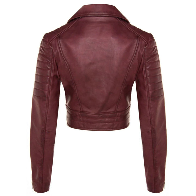TruClothing Brando Biker Jacket Red US 8 4