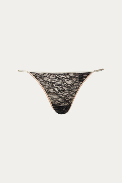 Sous-vêtements G-String Enchante Noir Small Kiki De Montparnasse 2