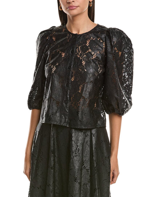 Milly Nannie Lace Top Black XSmall 2