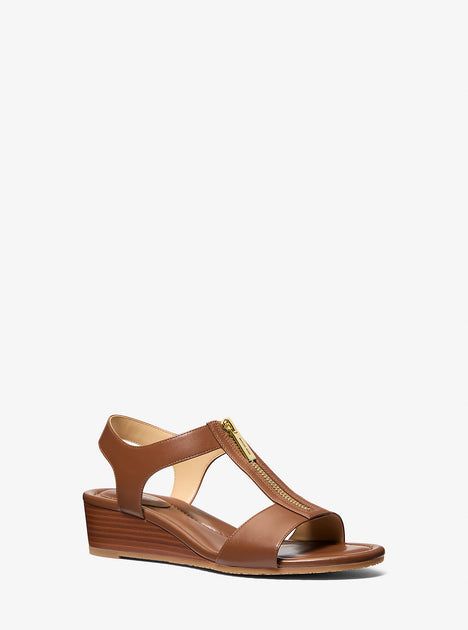 Michael Kors Berkley Wedge Sandal White US 9 2