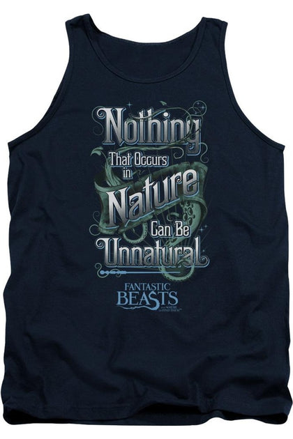 Gildan Fantastic Beasts Unnatural Tank Top Blue Medium 2