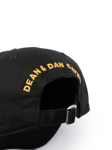 Dsquared2 Structured Front Panel Cap Black 3