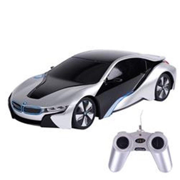 AZimport BMW i8 Concept RC Sports Car Silver & Black 2