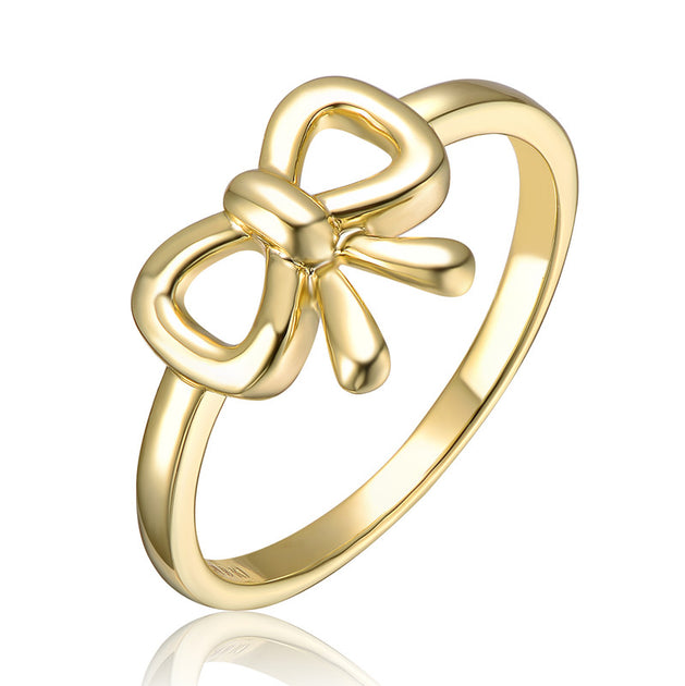 GigiGirl Bow Ring Gold One Size 2