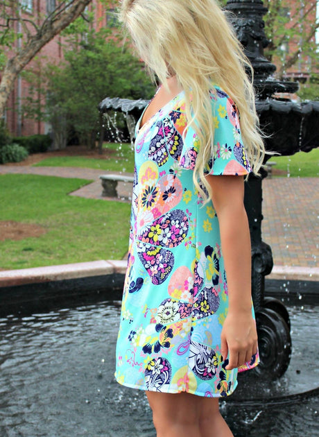 Judith March Shift Dress Multi Large 3