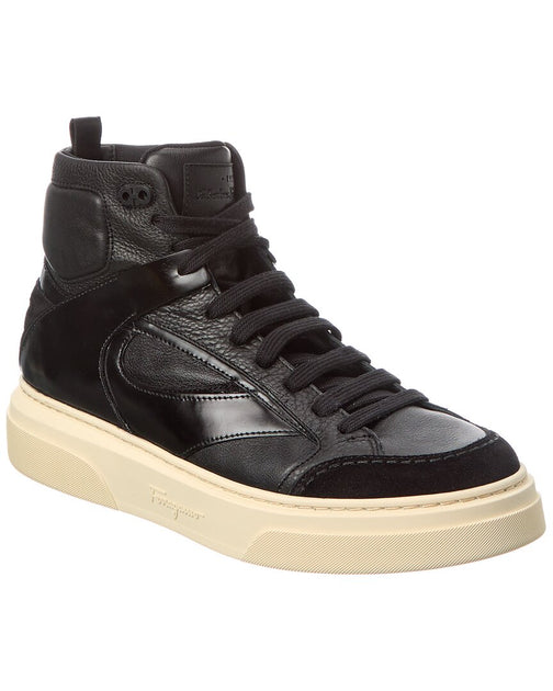 Salvatore Ferragamo High-Top Sneaker Black US 8 2