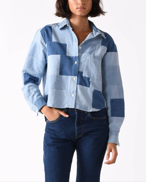 CISSA Denim Belle Button Down Shirt Blau XSmall 2