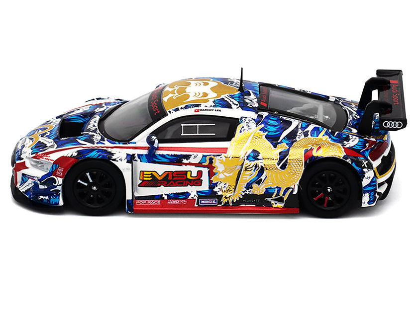 Pop Race Audi R8 LMS Evisu Racing X Works Blanc 1/64 3
