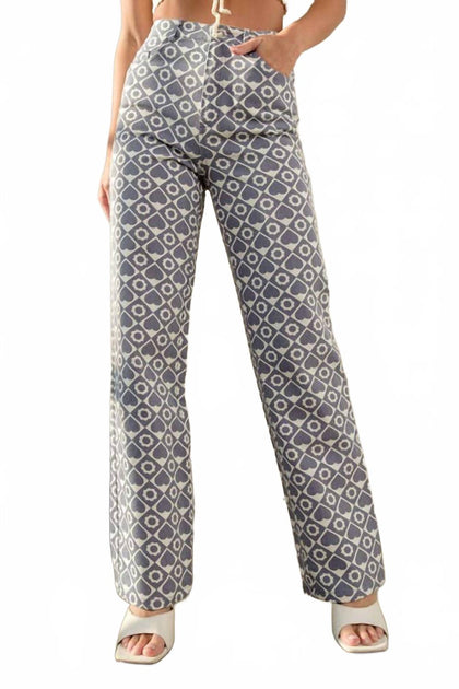 Papermoon Remi Heart Check Hose Grau Large 2