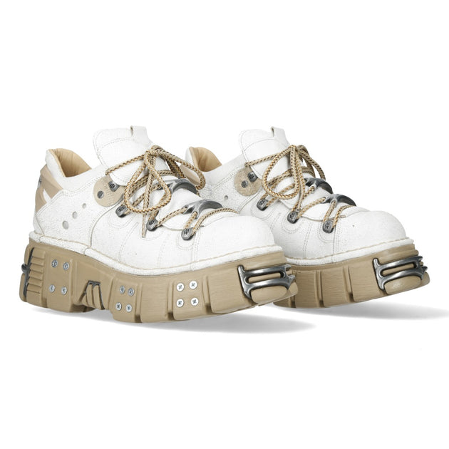 New Rock M-120N-C80 Ankle Boots White EU 41 4