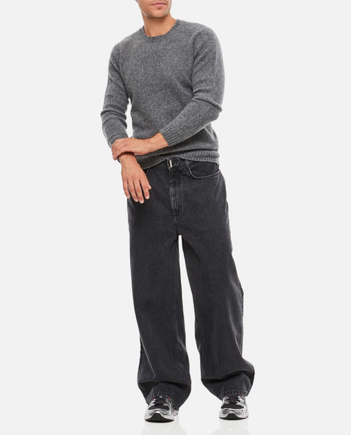 DRUMOHR Pull en Laine Col Roulé Gris EU 48 3