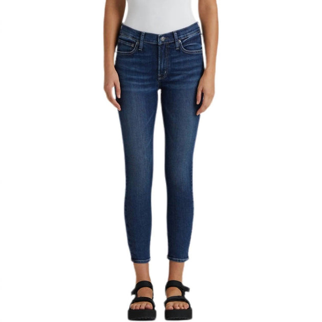 EDWIN Pixie Crop Skinny Jeans Blue 26 2