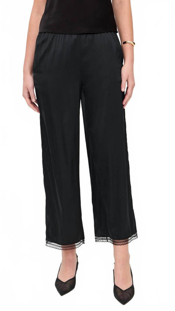 STAUD Kirby Silk Pant Black Medium 2