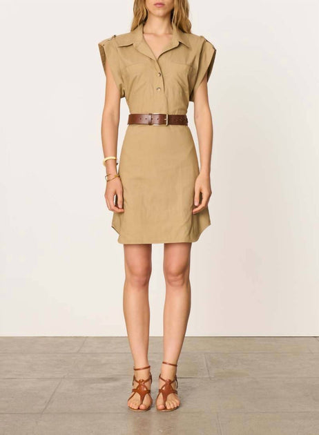 Vanessa Bruno Elmina Dress Beige XS 2
