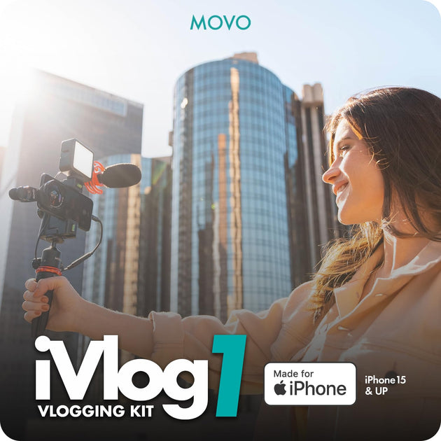 Movo iVlog1-IP Vlogging Kit Black 4