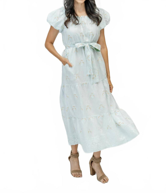 Clara the Label Marjorie Dress Blue Small 2