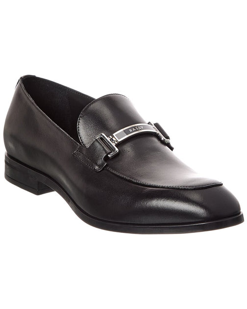Bally Onisor Leather Loafer Black US 9 2