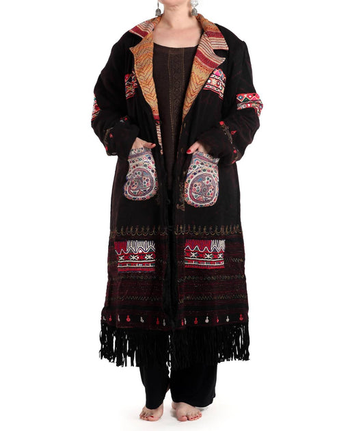 StandAwt Merino Wool Coat Black XL 3