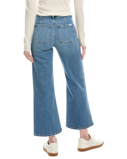 7 For All Mankind Ultra High Rise Cropped Jean Blue 28 3