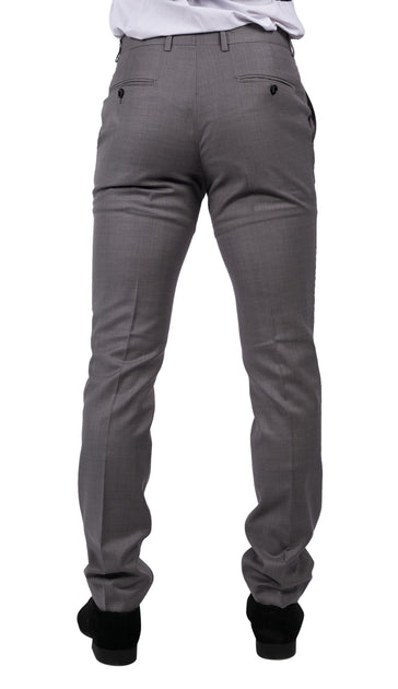 Paul Andrew Charles Light Formal Trousers Grey 28 4