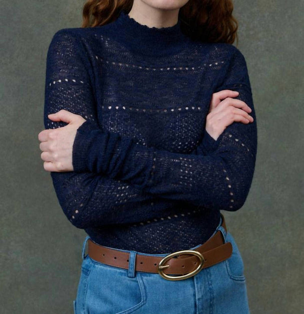 Louise Misha Karesta Pullover Blau Medium 2