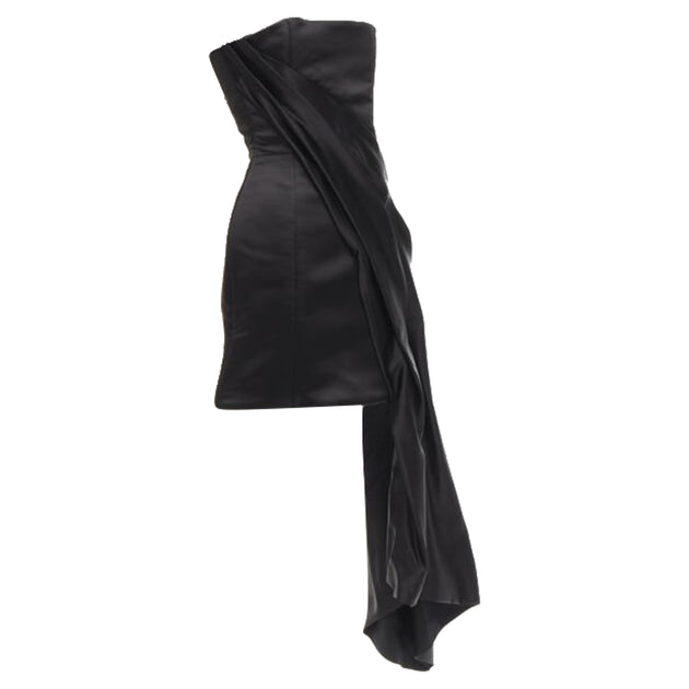 Halpern Bustier Mini Dress Black FR36 4