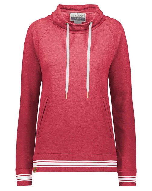 Holloway Women's All-American Fleece Funnel Neck Sweatshirt Multi Medium 6