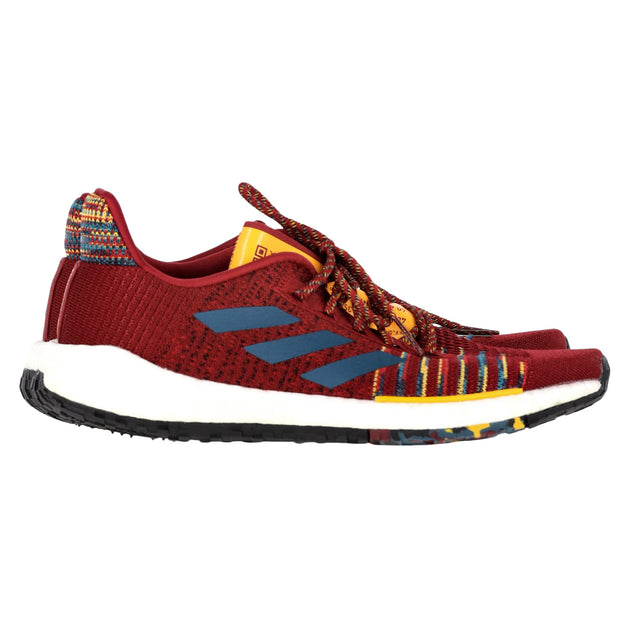 adidas originals Adidas x Missoni Pulseboost HD Sneakers in Burgundy Knit  Fabric