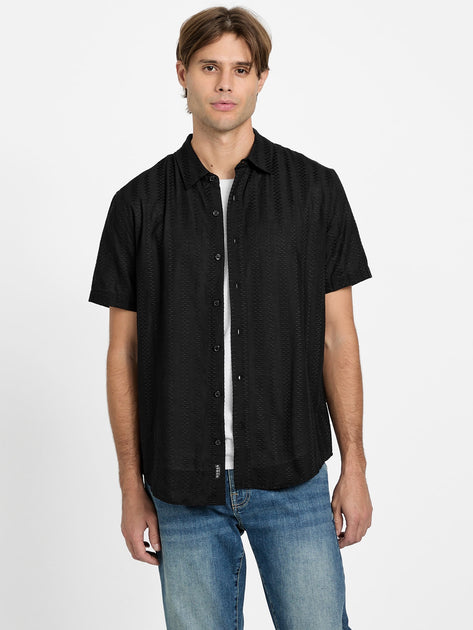 Guess Factory Drew Woven Shirt Multi Medium 2