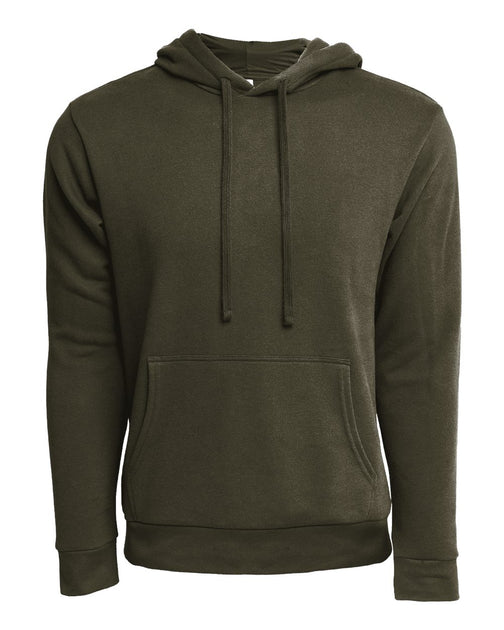 Next Level Men's Laguna Sueded Hoodie Blue Small 3