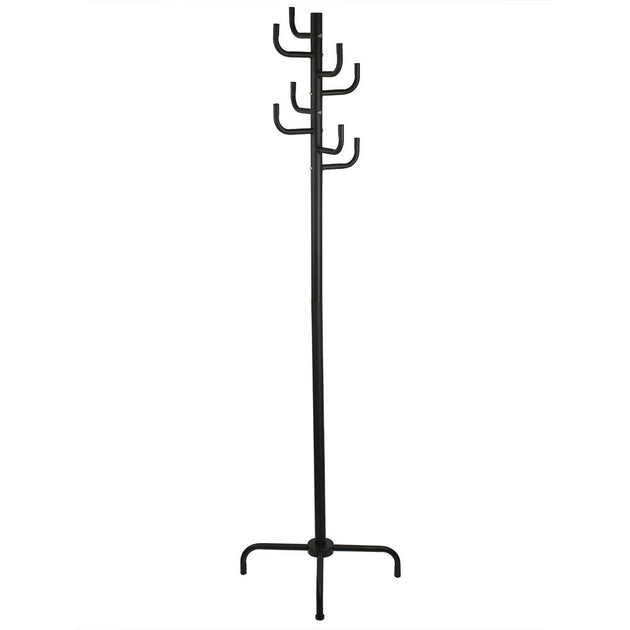 Hivvago Metal Hall Tree Coat Rack Black 4