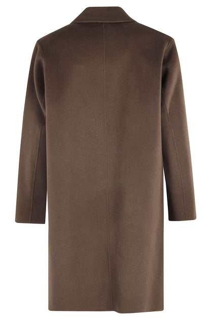 Amaranto Wool Coat Brown EU 52 3