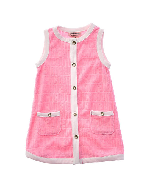 Juicy Couture Terry Textured Dress Pink US 5 3