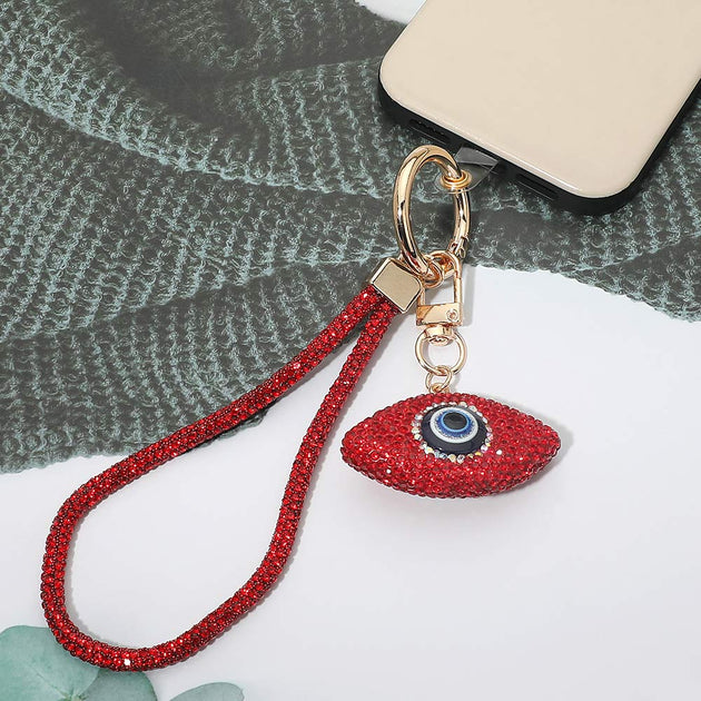 FASHNZFAB Evil Eye Charm Keychain Multi 6