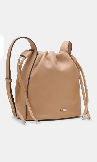 DKNY Channing Small Drawstring Bag Black 3
