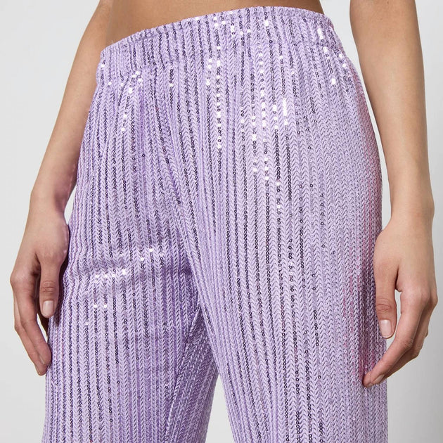 Stine Goya Markus Sequin Pants Lavender XSmall 4