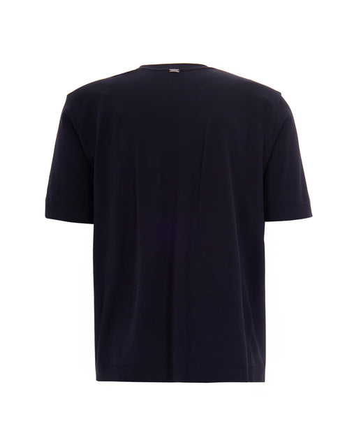 Herno Knit Effect T-Shirt Black EU 52 3