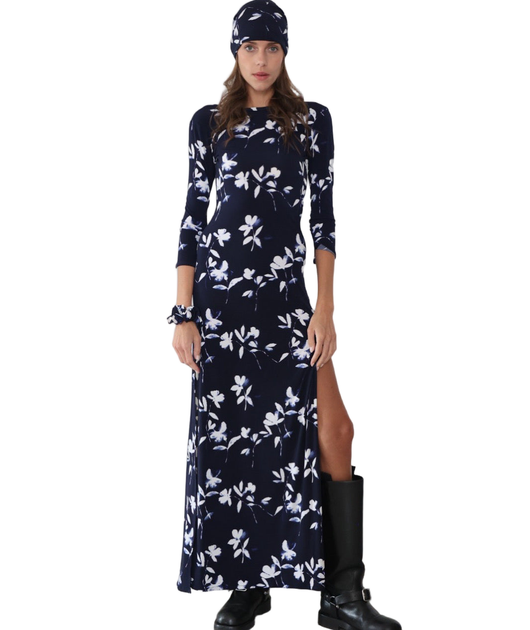 Hawa Made From Love Maha Maxi Dress Blue One Size 2