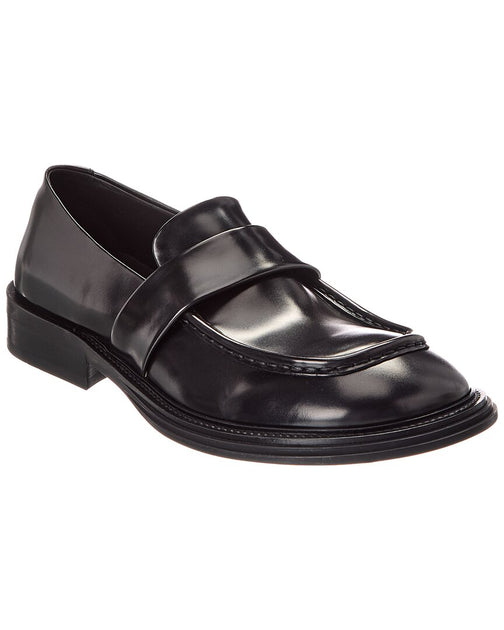 Salvatore Ferragamo Fidell Leather Loafer Black US 8.5 2