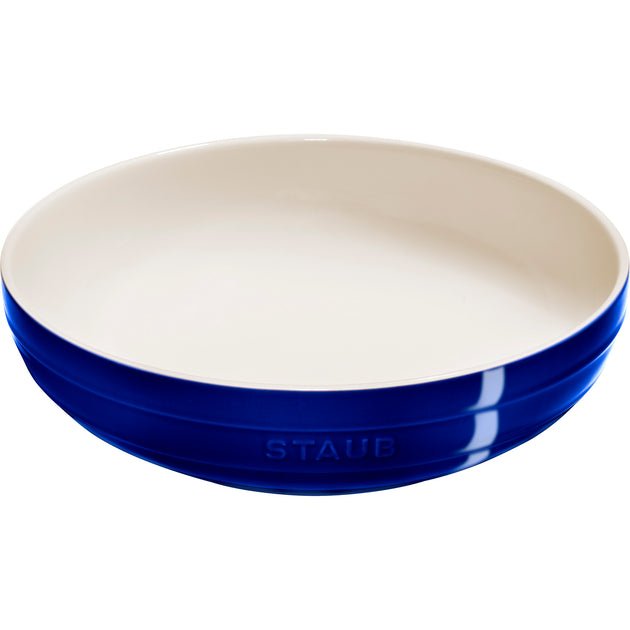 Staub Shallow Serving Bowl White 11.5-inch 4