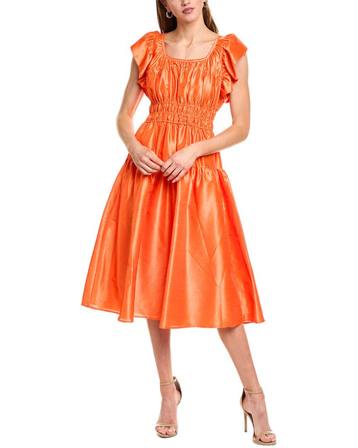 sakkas halter dress Sakkas Silky V-Neck Halter Handkerchief Hem Maxi Dress