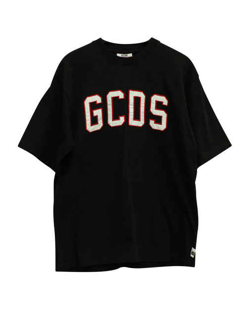 GCDS Logo-Print T-Shirt Black XL 2