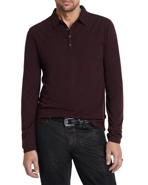 John Varvatos Maleo Polo Sweater Red XXL 2