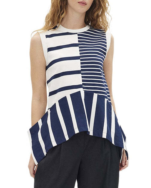 Tanya Taylor Chantel Top Blue XXS 2