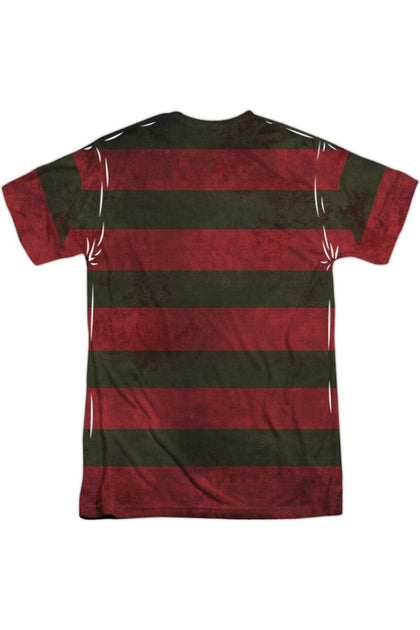 Gildan Nightmare On Elm Street Freddy Sweater Crew Tee White Small 3
