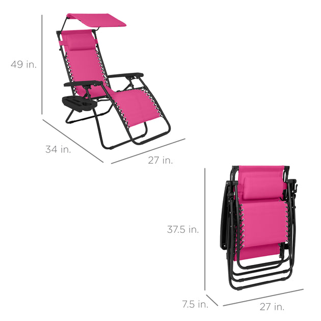Best Choice Products Zero Gravity Lounge Chair Black 3