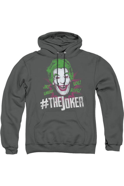 Gildan Batman Classic Tv Joker Kapuzenpulli Grau Small 2