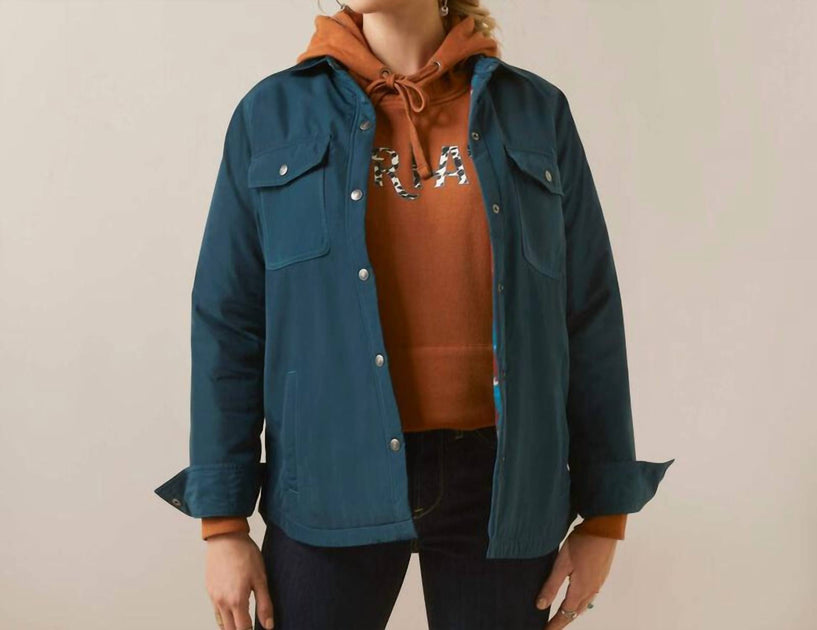 Ariat Dilon Shirt Jacket Green Medium 2